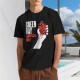 Men's Green Day American Style T shirt Black