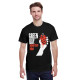 Men's Green Day American Style T shirt Black