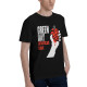 Men's Green Day American Style T shirt Black