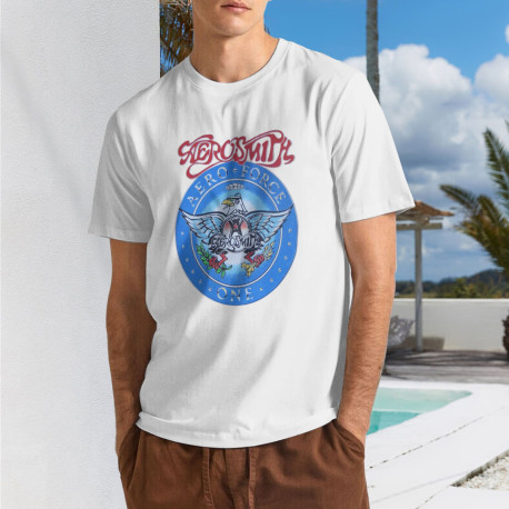 Men's Aerosmith Aero Force T shirt White