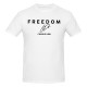 Men's Freedom Charlie-Kirk Signature T shirt White