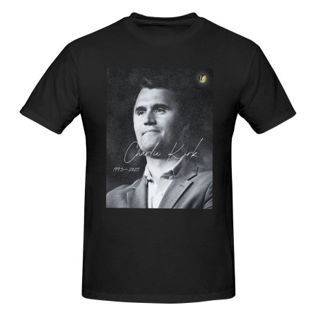 Men's Freedom Charlie-Kirk T-shirts Black