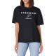 Women's Freedom Charlie-Kirk Signature T shirt White