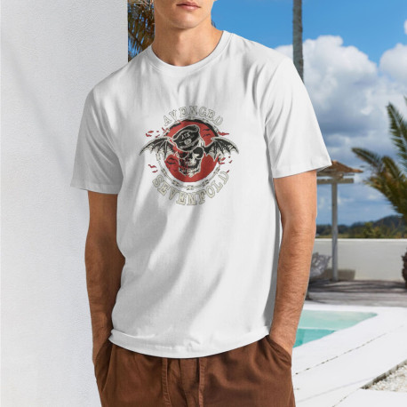 Men's Avenged Sevenfold United States T-shirt White