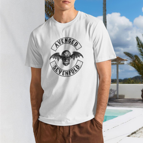 Men's Avenged Sevenfold United States T-shirts White