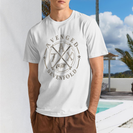 Men's Avenged Sevenfold  Tshirt White