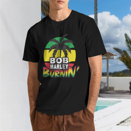 Men's Bob Marley One Love Tshirts Black