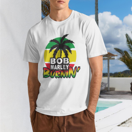 Men's Bob Marley One Love Tshirts White