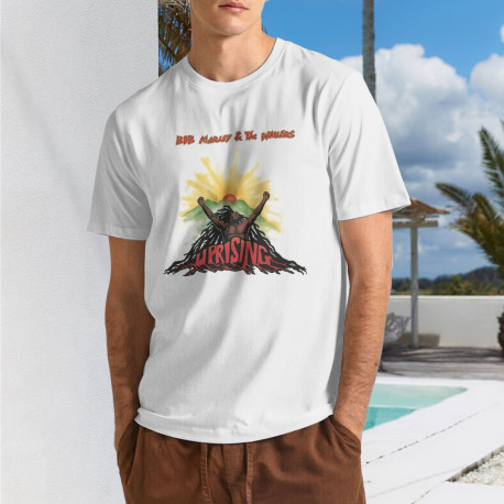 Men's Bob Marley One Love Rocks T-shirts White