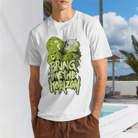 Men's Bring Me The Horizon Rocks Shirt White