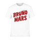 Men's Bruno Mars Logo Tshirts White