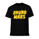 Men's Bruno Mars Art Tshirts Black
