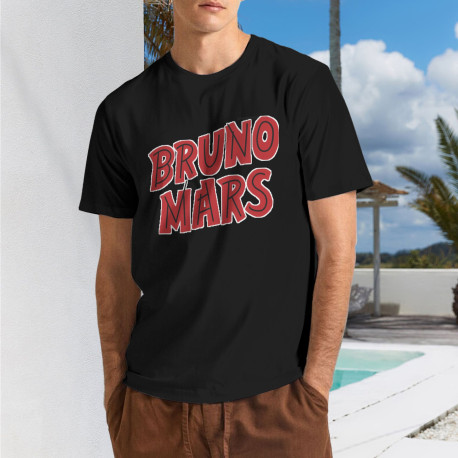 Men's Bruno Mars T-shirt Black