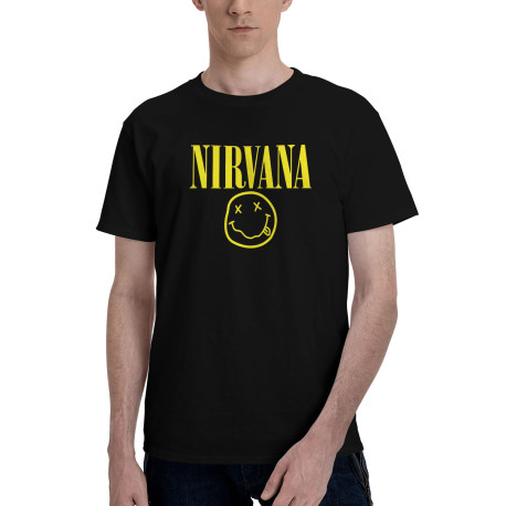 Men's NIRVANA T shirt Black